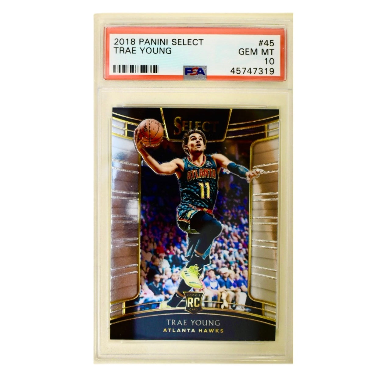 2018 Panini Select Trae Young #45 (PSA 10)