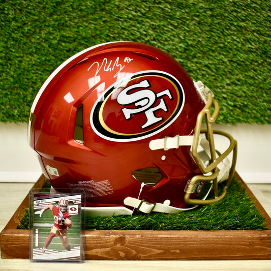 Nick Bosa Full Size Authentic Helmet - NFL San Fransisco 49ers