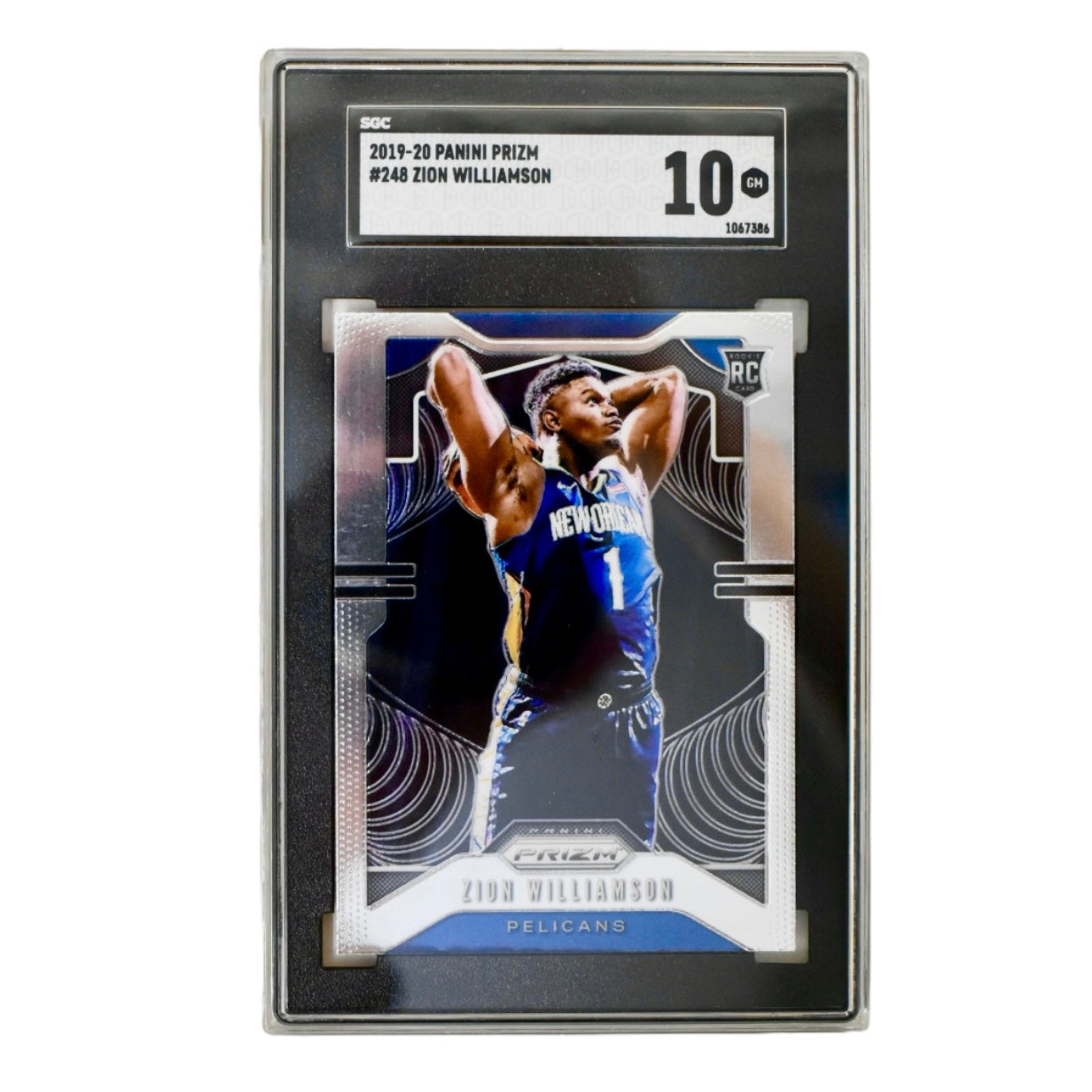 2019-20 Panini Prizm #248 Zion Williamson (PSA 10)