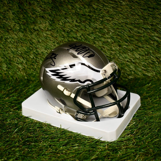 Donovan McNabb + Desean Jackson Mini Helmet - NFL Philadelphia Eagles