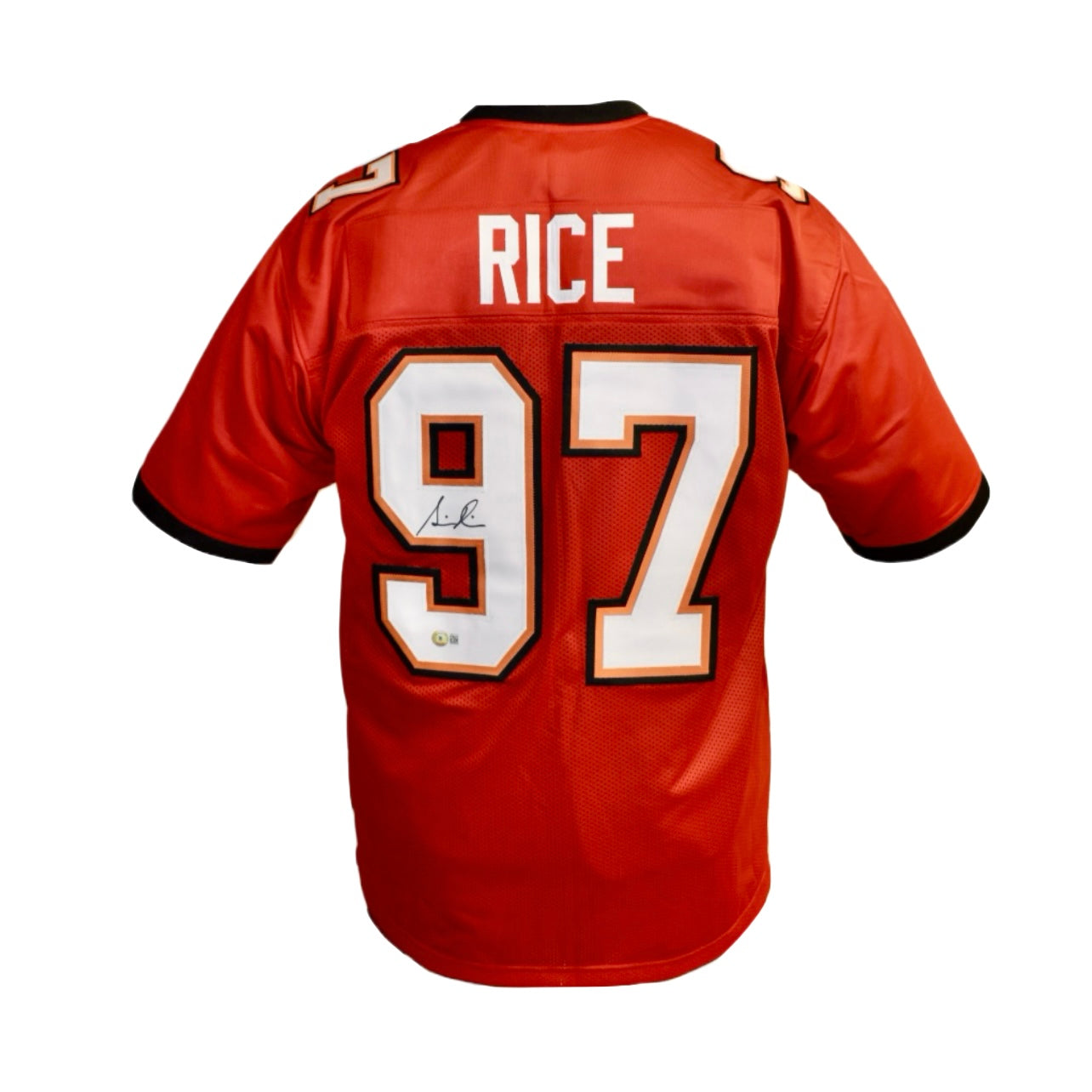 Simeon Rice Autographed Beckett Authenticated Jersey - NFL Tampa Bay Buccaneers