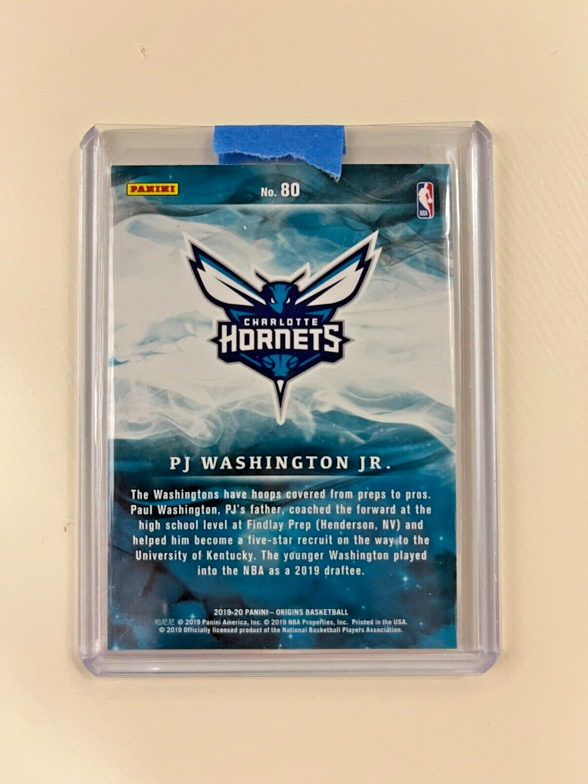 PJ Washington Jr. (RC) 2019-20 Panini Origins - #80 PJ Washington Jr.