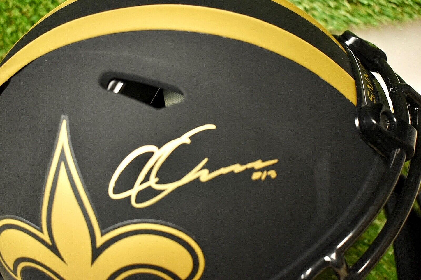 Chris Olave New Orleans Saints Autographed Full Size Eclipse Helmet