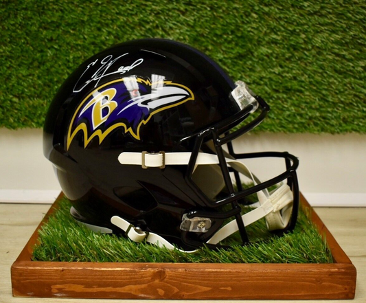 Ed Reed Baltimore Ravens Full Size Autographed Helmet