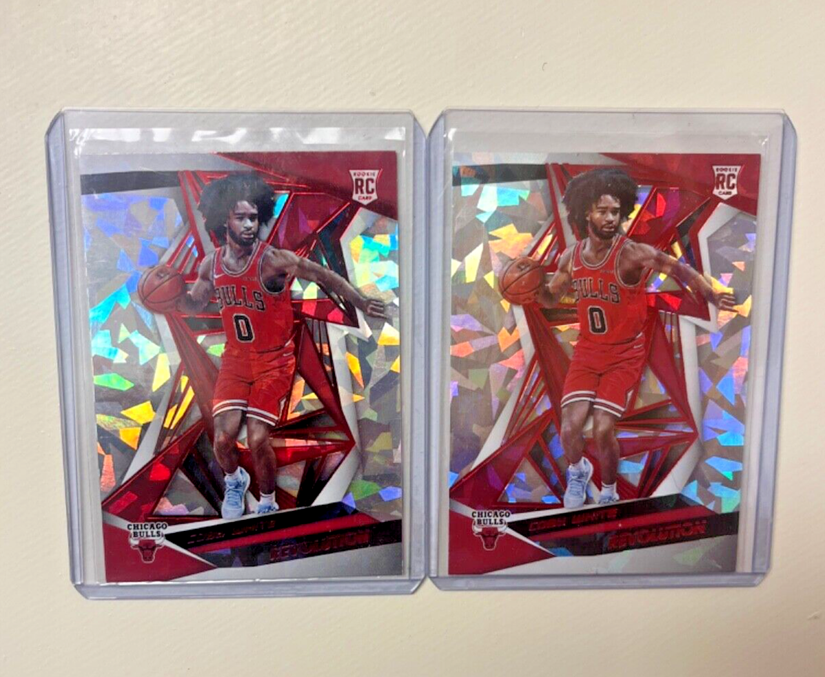 2019 Panini Revolution NEW YEAR Coby White Chicago Bulls Rookie #106 LOT of 2