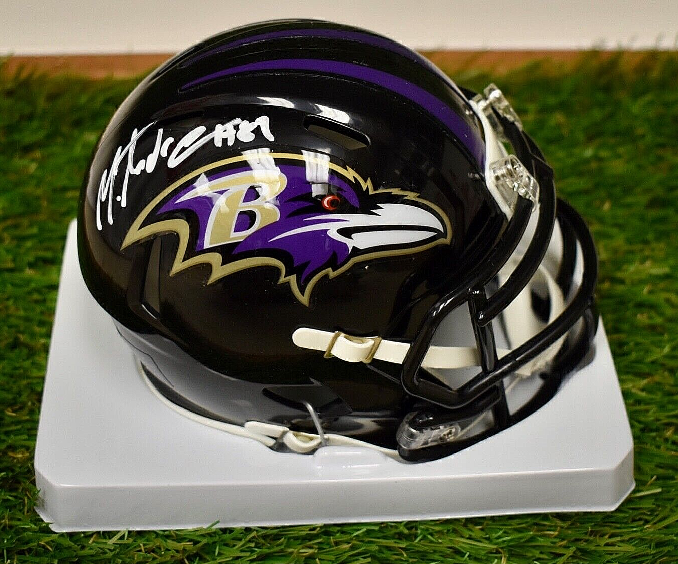 Mark Andrews Baltimore Ravens Signed Mini Helmet