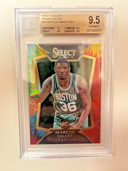 2014 Select Tie Dye ROOKIE Marcu Smart 1/25 Beckett 9.5 #83