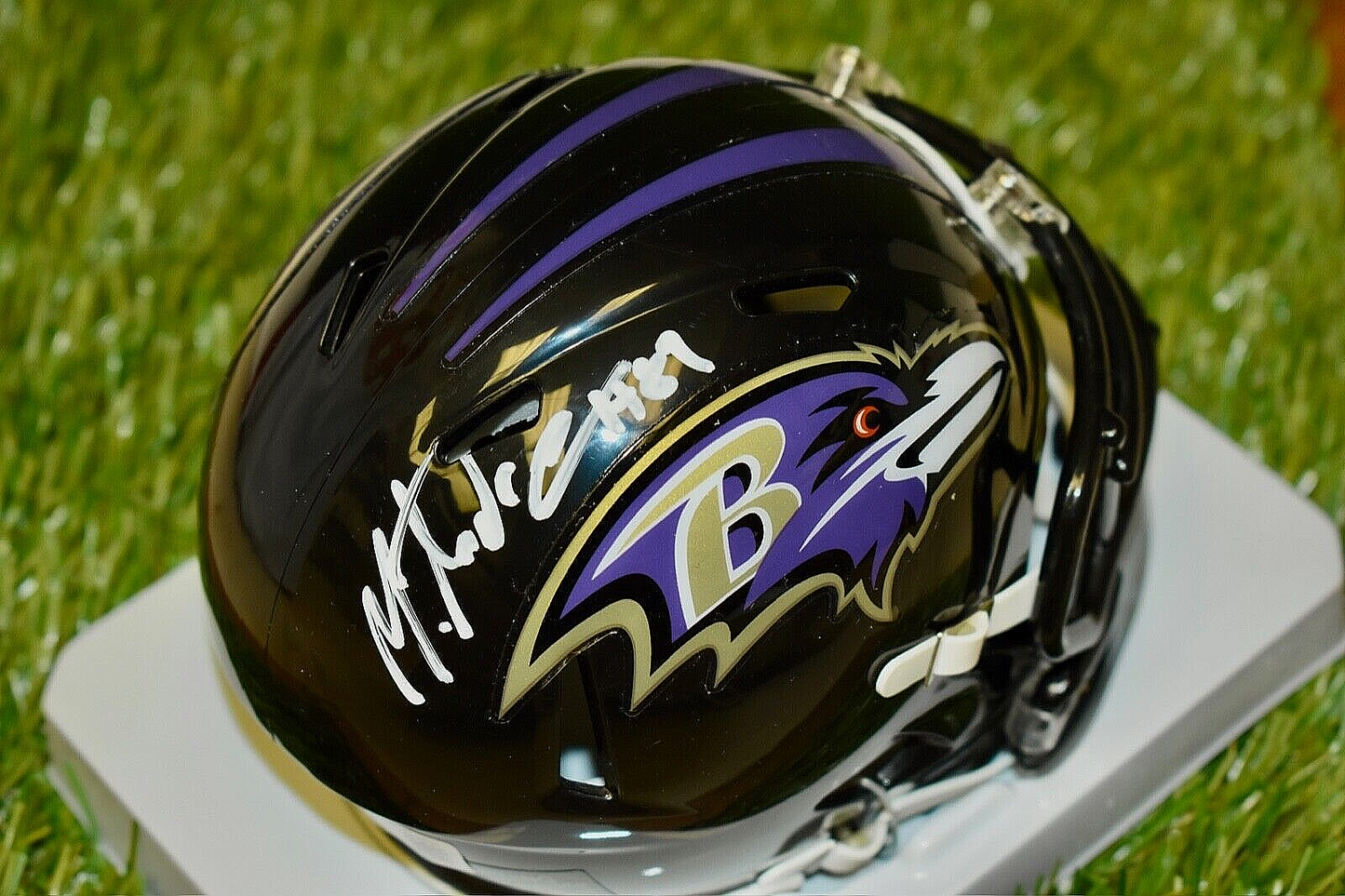 Mark Andrews Baltimore Ravens Signed Mini Helmet