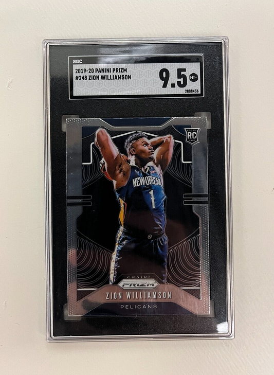 ZION WILLIAMSON 2019 Prizm RC Rookie #248 SGC 9.5