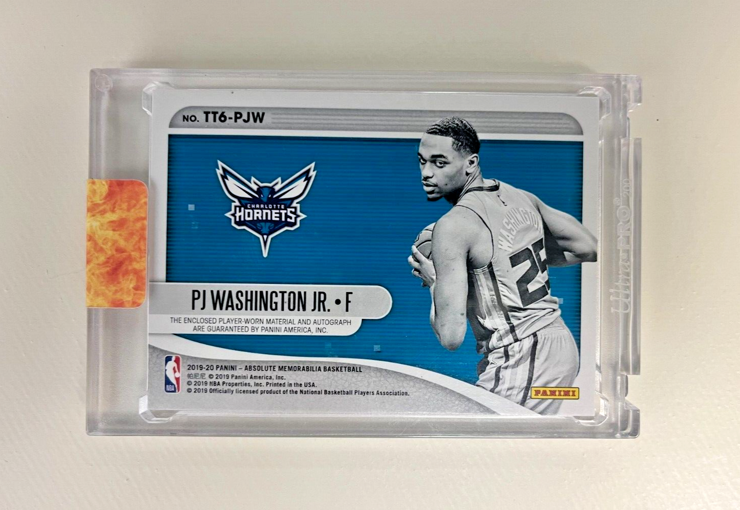 PJ Washington Jr 2019 Absolute Tools of the Trade 6 Patch Rookie Auto (2/5)