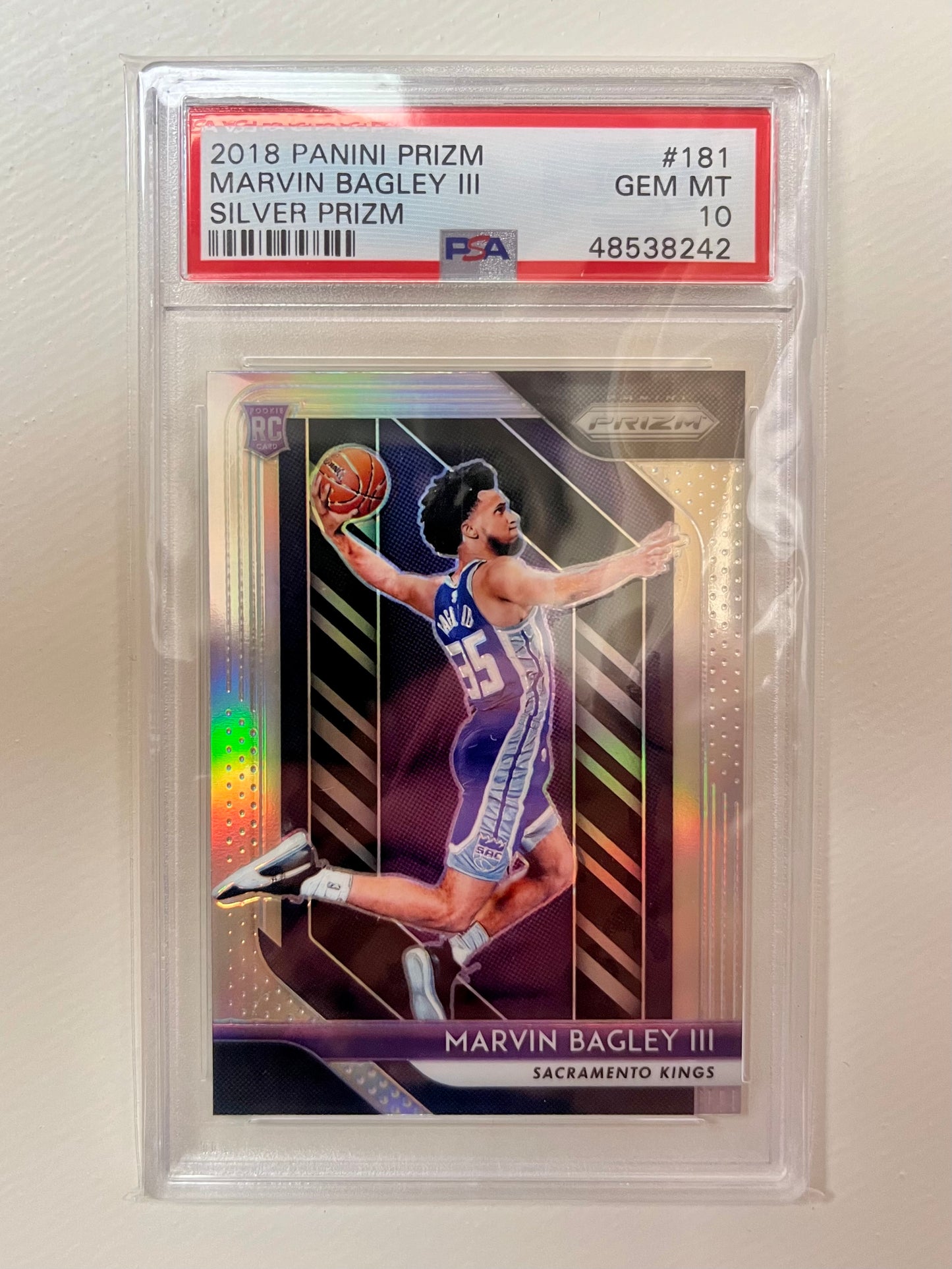 2018 Panini Silver Prize ROOKIE Marvin Bagley III PSA 10 #181