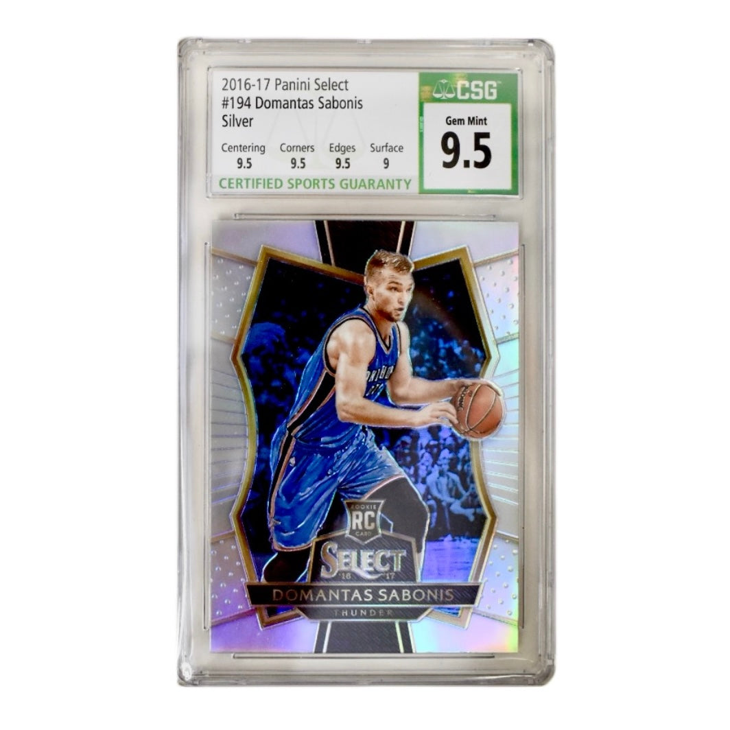 2016-17 Panini Select #194 Domantas Sabonis Silver (PSA 9)