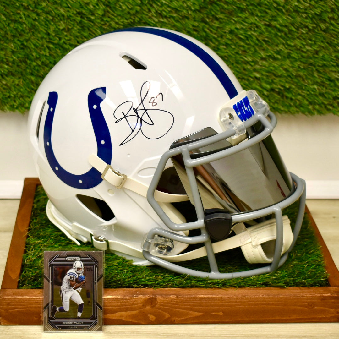 Reggie Wayne Full Size Authentic Helmet - NFL Indianapolis Colts