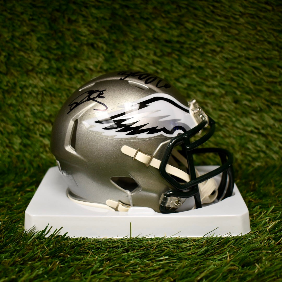 Donovan McNabb + Desean Jackson Mini Helmet - NFL Philadelphia Eagles