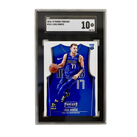 2018-19 Panini Threads #141 Luka Doncic (PSA 10)