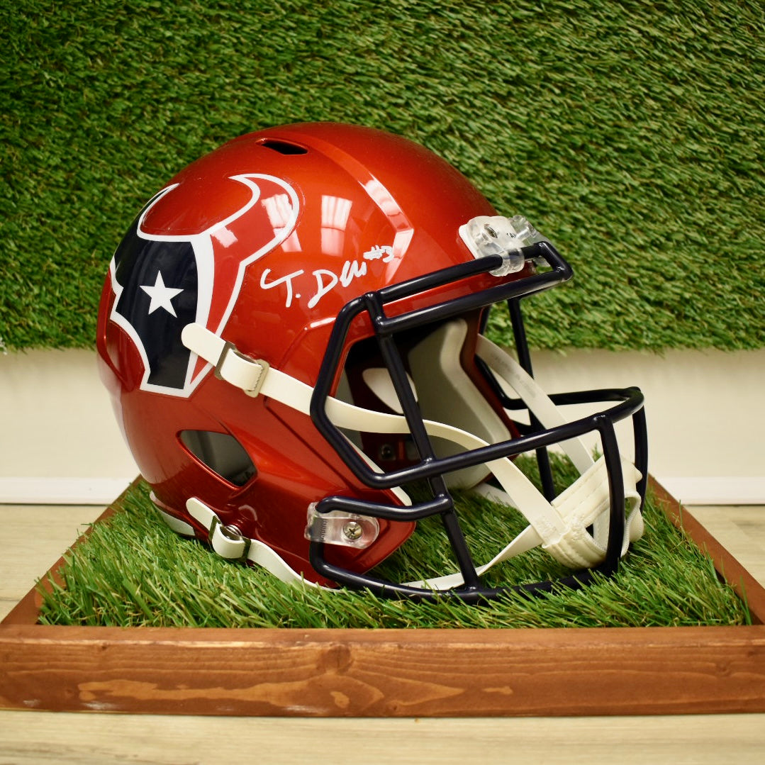 Tank Dell Full Size Replica Helmet - NFL Houston Texans