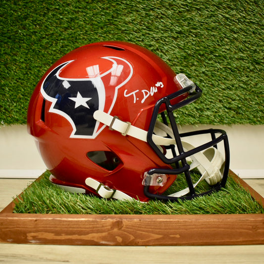 Tank Dell Full Size Replica Helmet - NFL Houston Texans