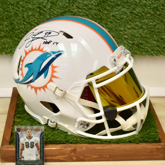 Jason Taylor Full Size Authentic Helmet - NFL Miami Dolphins