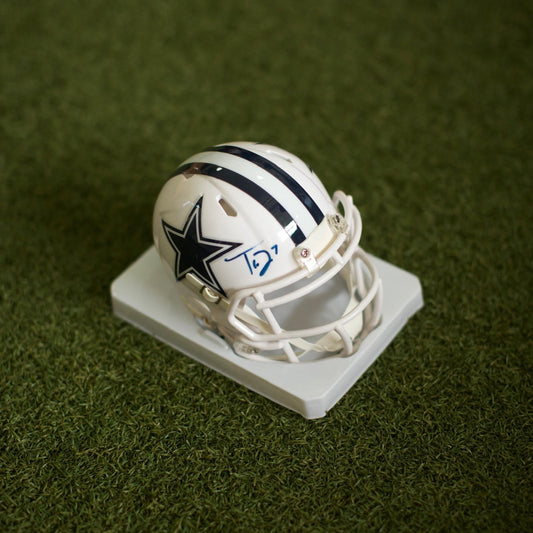 Trevon Diggs Mini Helmet ALT White - NFL Dallas Cowboys